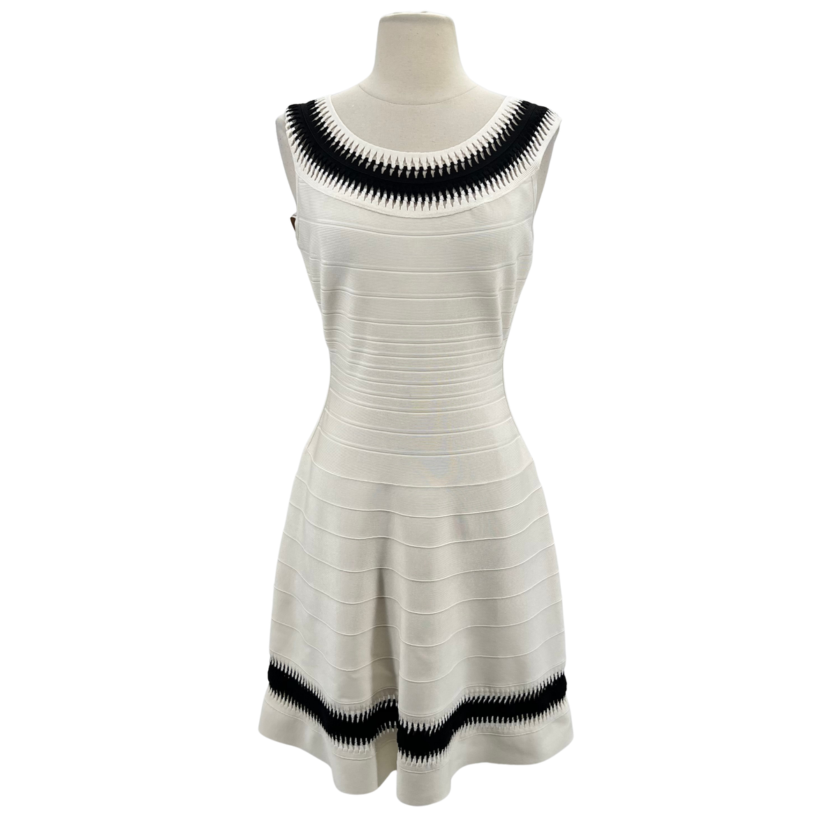 Herve Leger Cream Dress