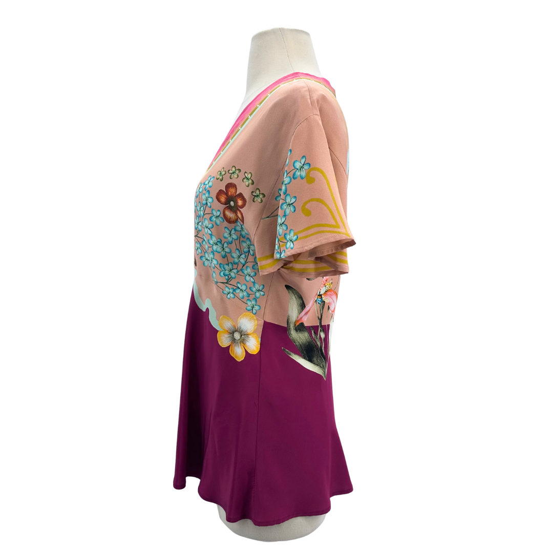 Etro Size 42 Pink Blouse