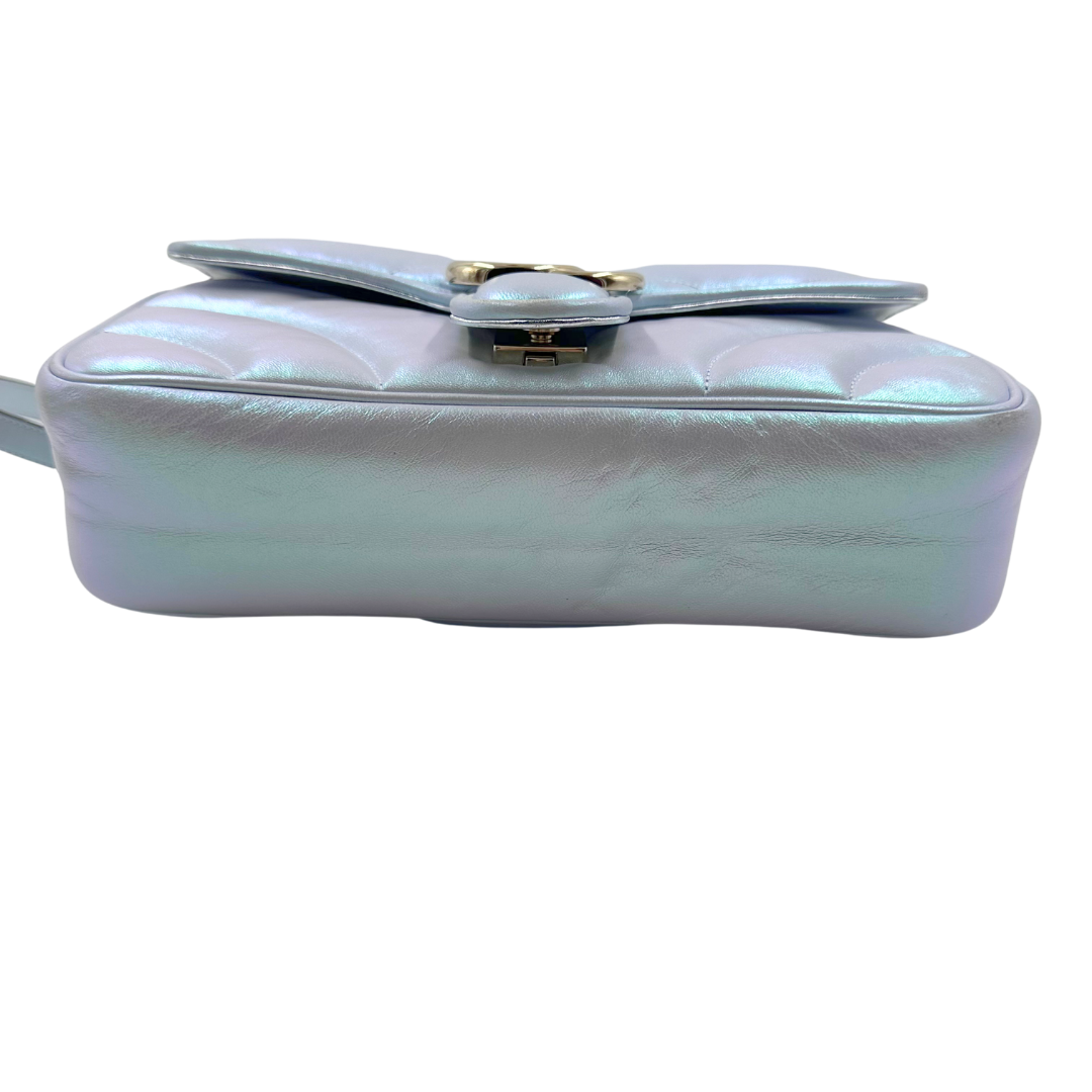 Gucci Iridescent Nappa Chevron Matelasse Bag