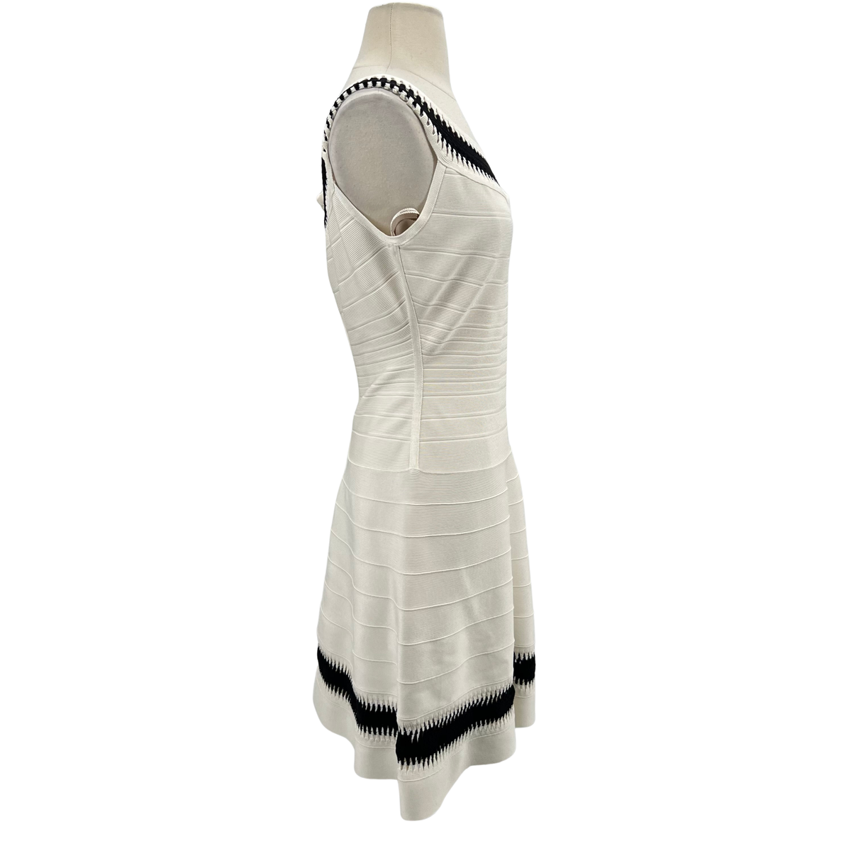 Herve Leger Cream Dress