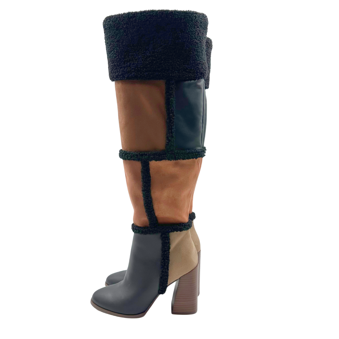 Jessica Simpson 6.5 Brown multi Boots