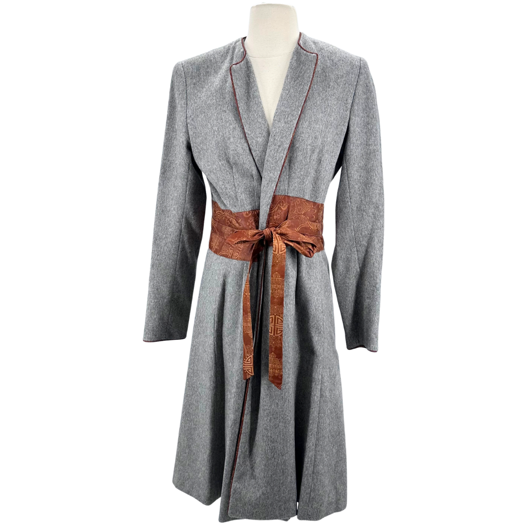Teresa Crowninshield Grey/Brown Coat