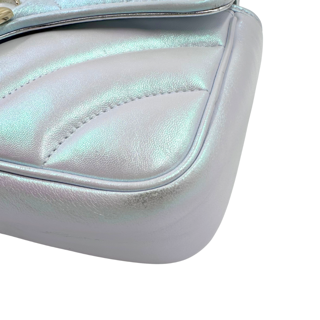 Gucci Iridescent Nappa Chevron Matelasse Bag