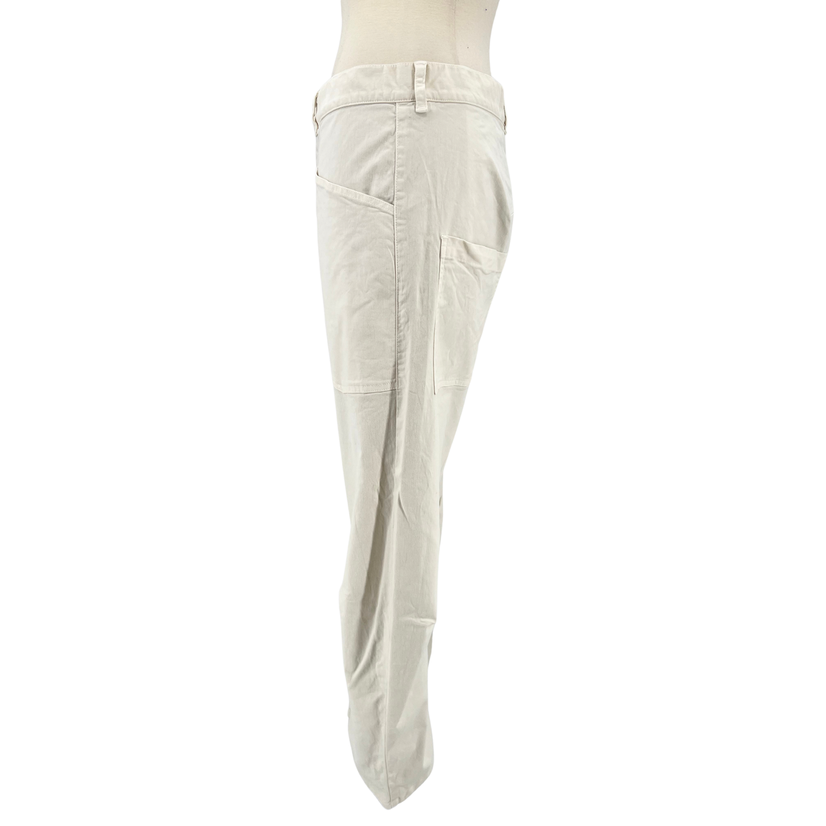 Nili Lotan Cream Jeans