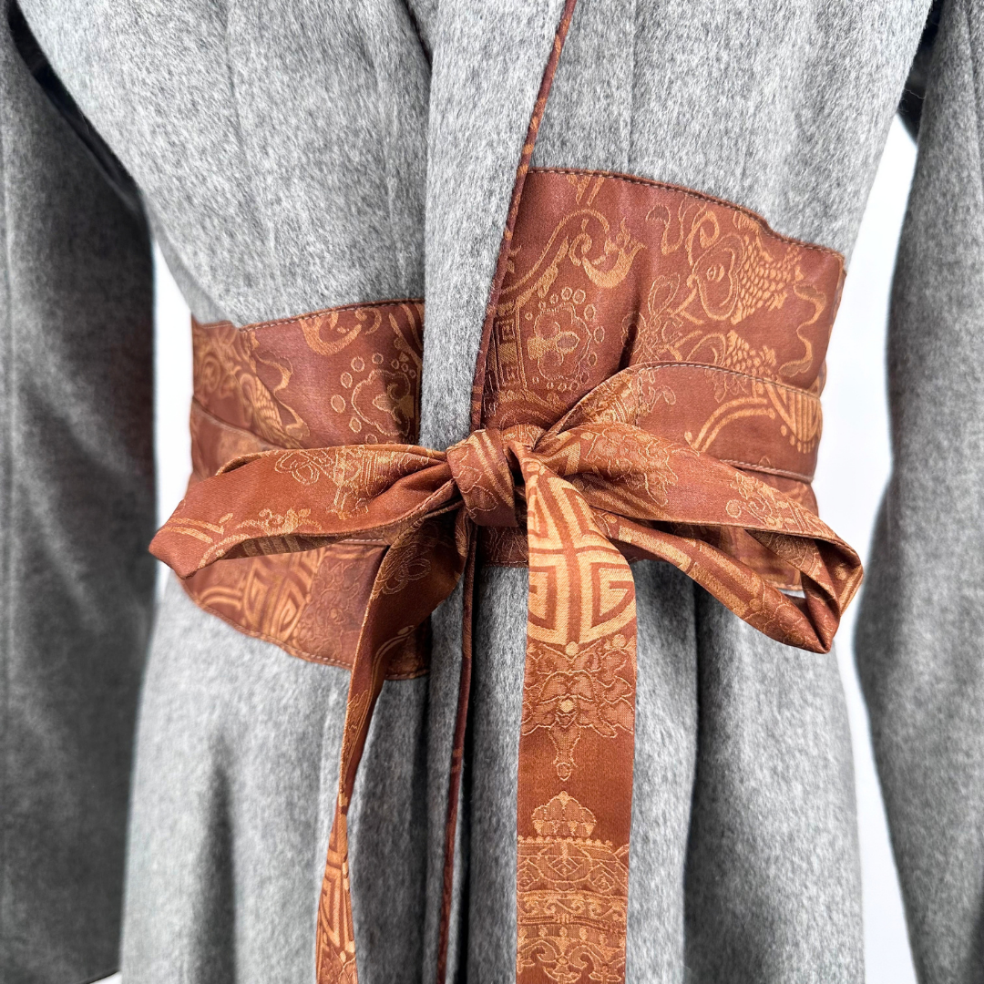 Teresa Crowninshield Grey/Brown Coat