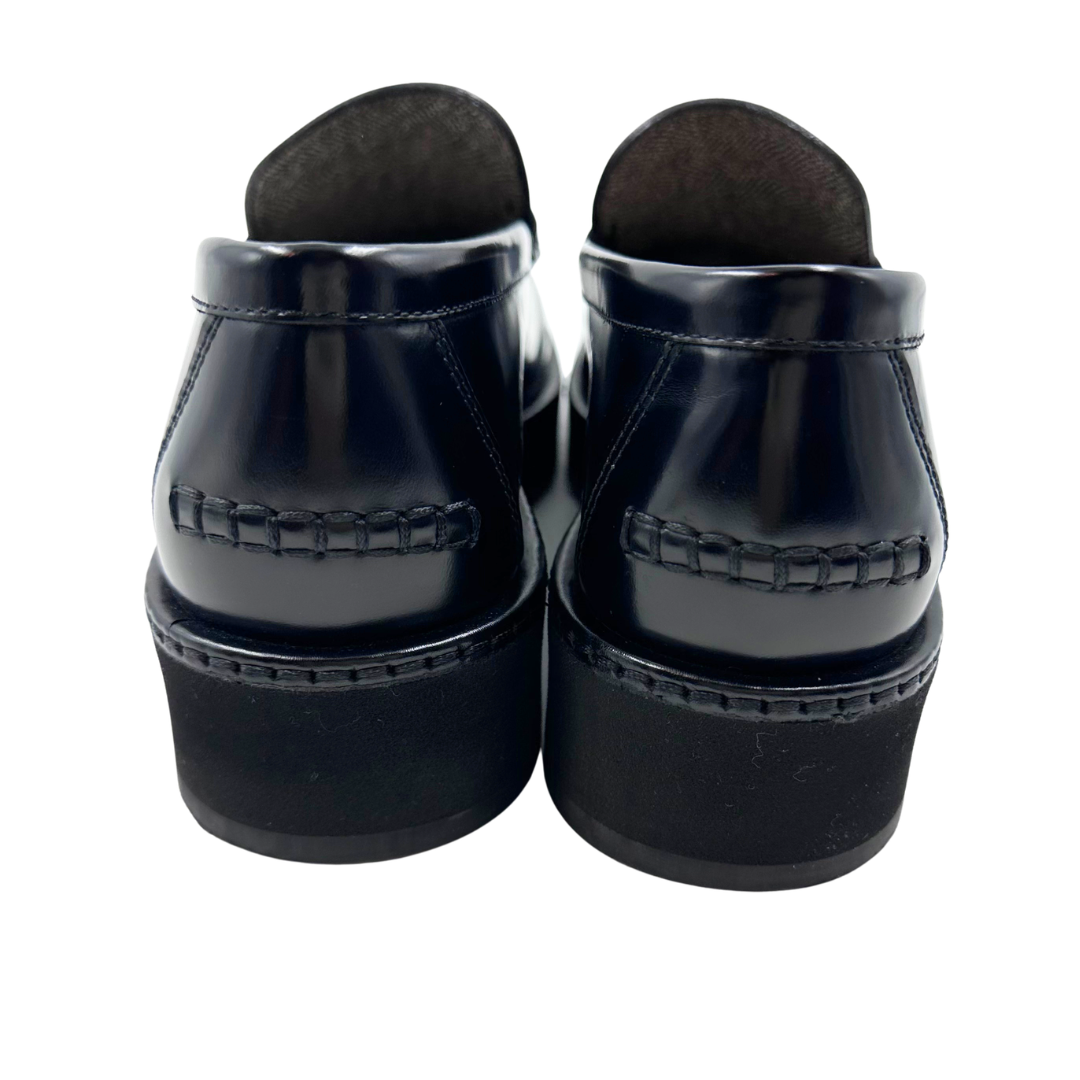 Salvatore Ferragamo 8.5 Black Leather Booties