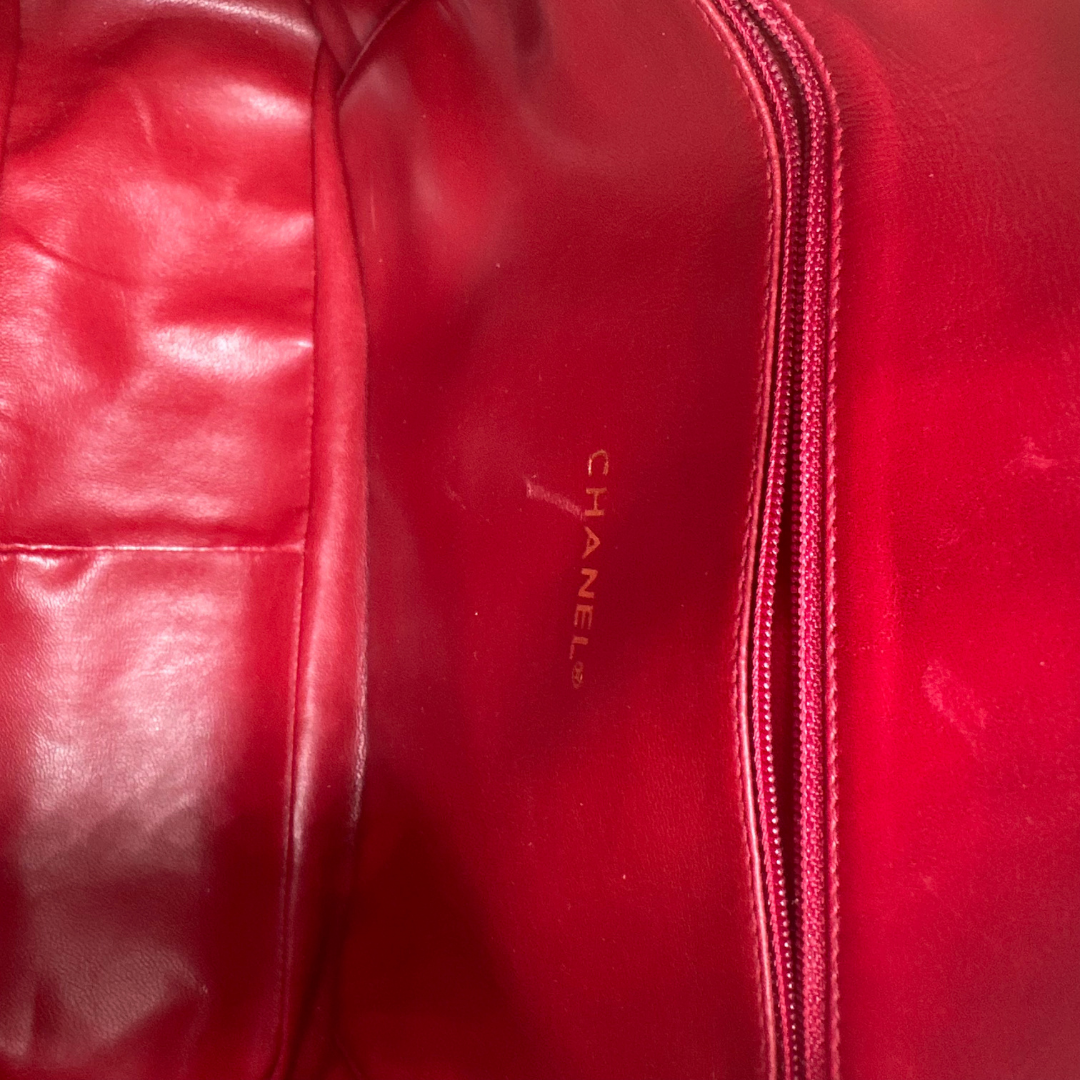 Chanel Denim Chain Tote