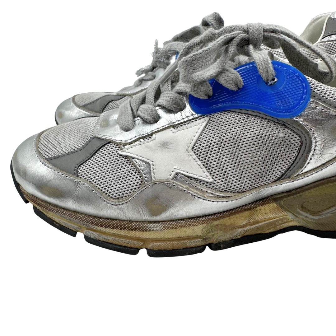 Golden Goose 7 37 Blue/Silver Dad Star Sneakers