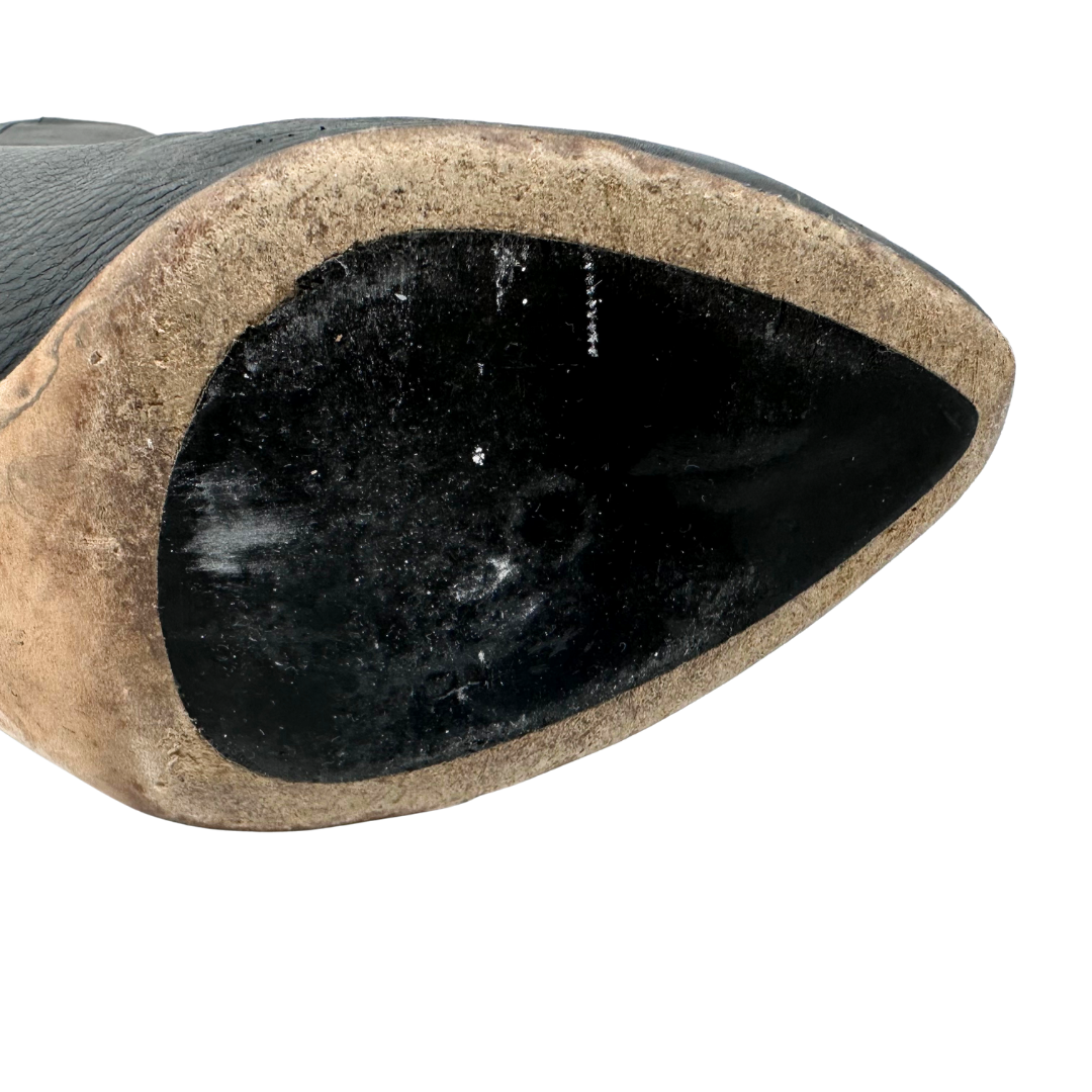 Jimmy Choo 8 38 Black Leather Boots