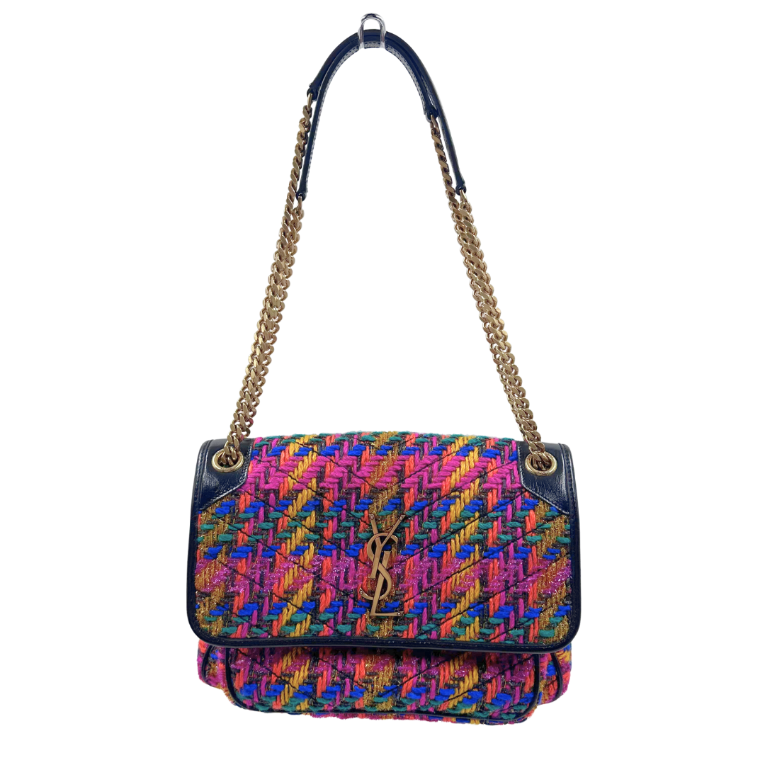 Saint Laurent Women's Niki Medium Tweed