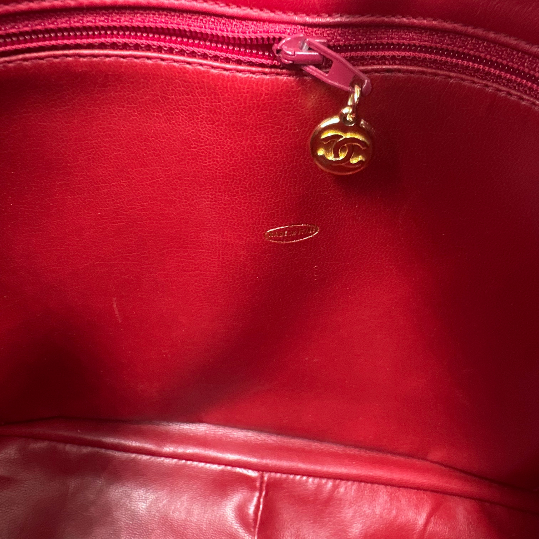 Chanel Denim Chain Tote