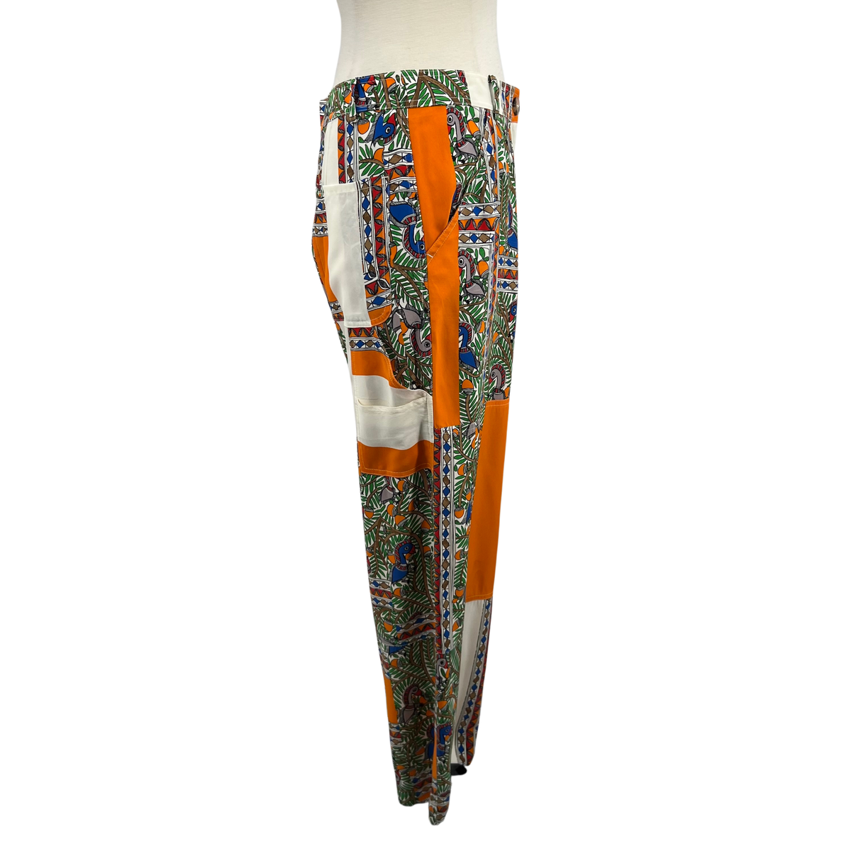 Tory Burch Orange Multi Pants