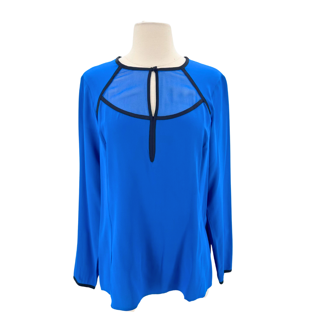 Nanette Lepore Blue/Black Blouse