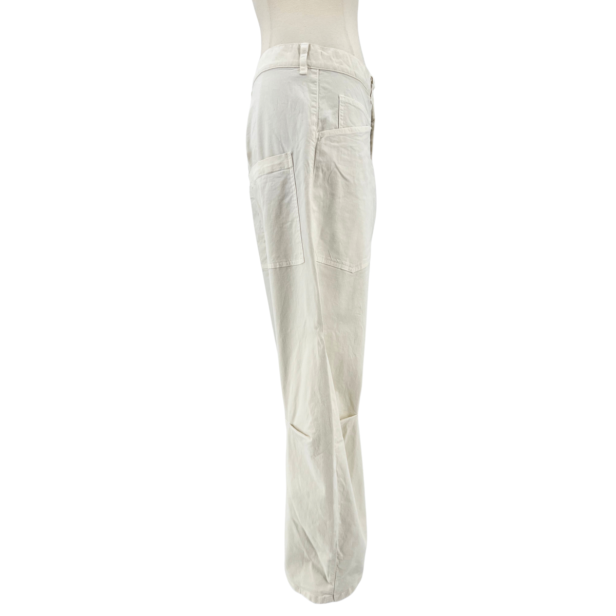 Nili Lotan Cream Jeans