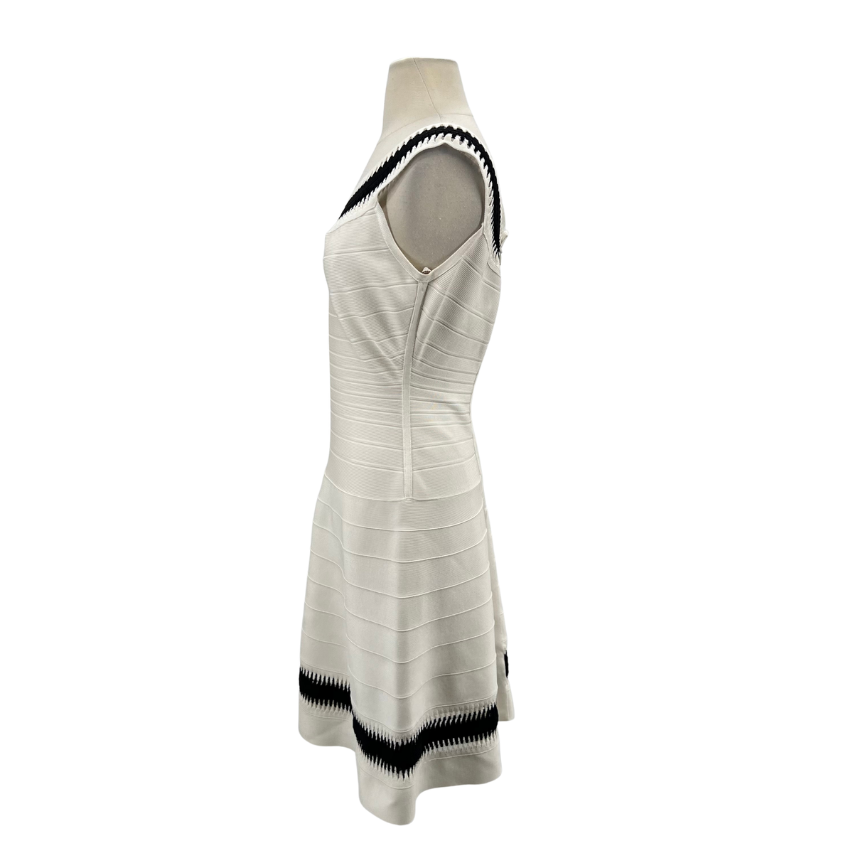 Herve Leger Cream Dress