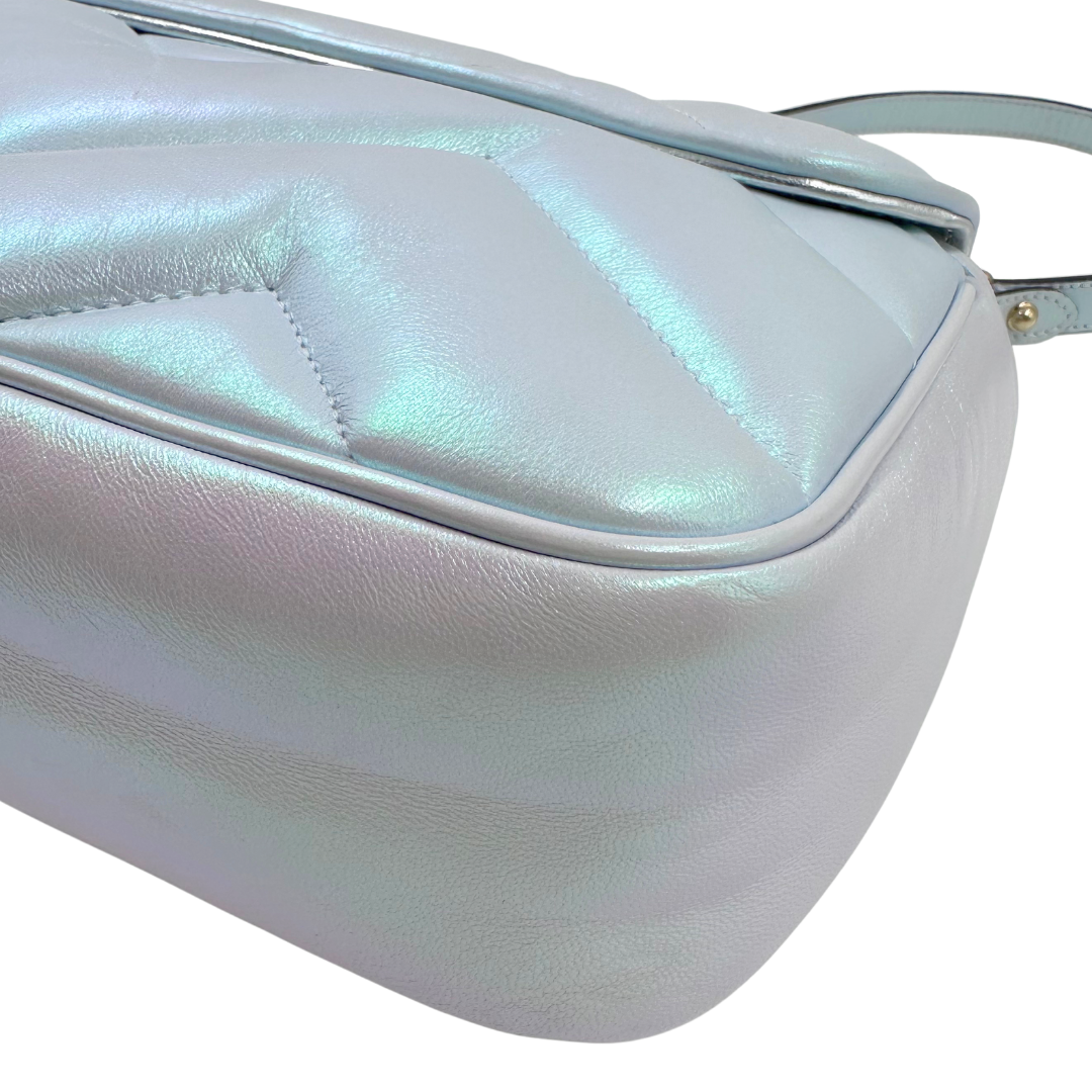 Gucci Iridescent Nappa Chevron Matelasse Bag
