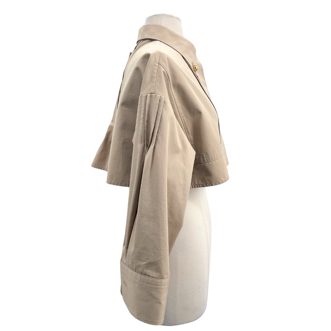 Prada Size 40 Khaki Blouse