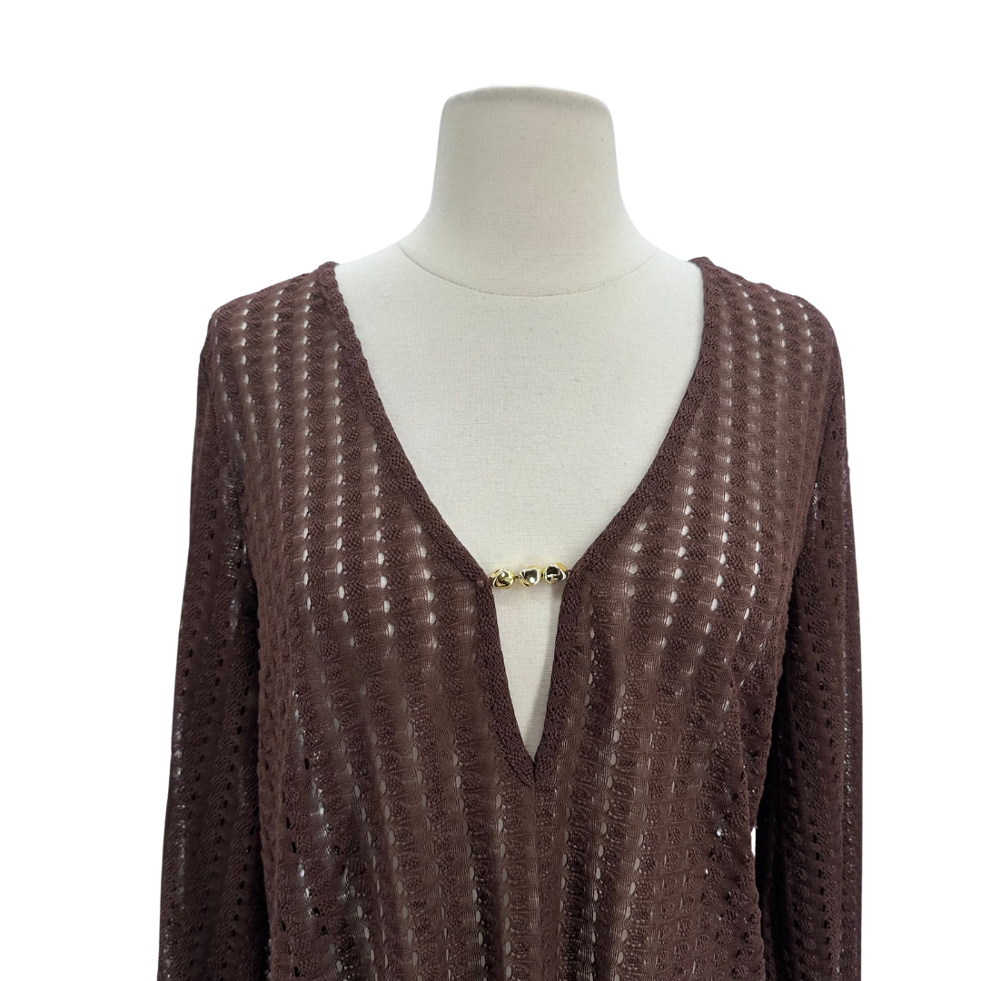 Dotti Chocolate Brown Coverup