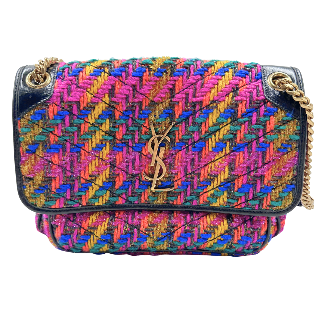 Saint Laurent Women's Niki Medium Tweed