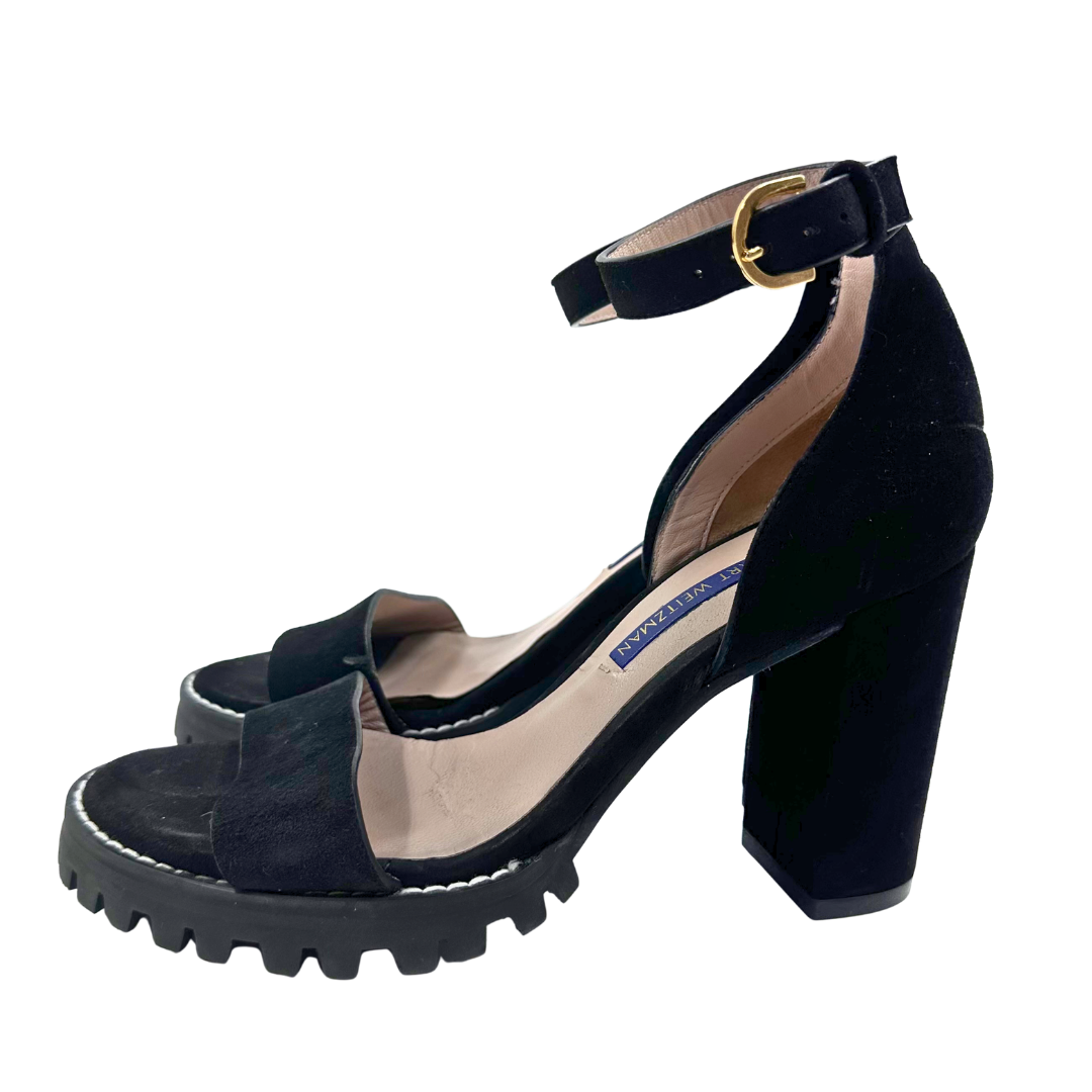 Stuart Weitzman 5 Black Heels