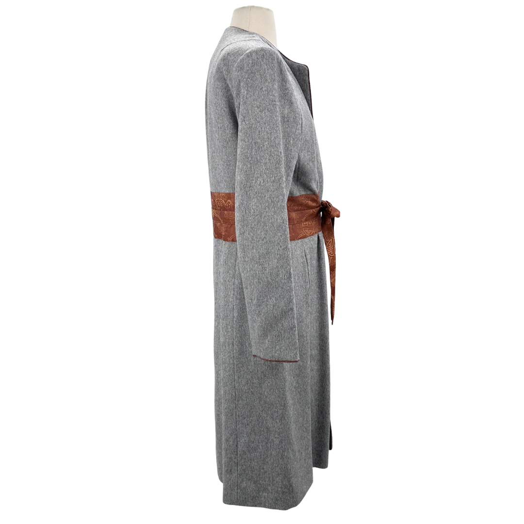 Teresa Crowninshield Grey/Brown Coat