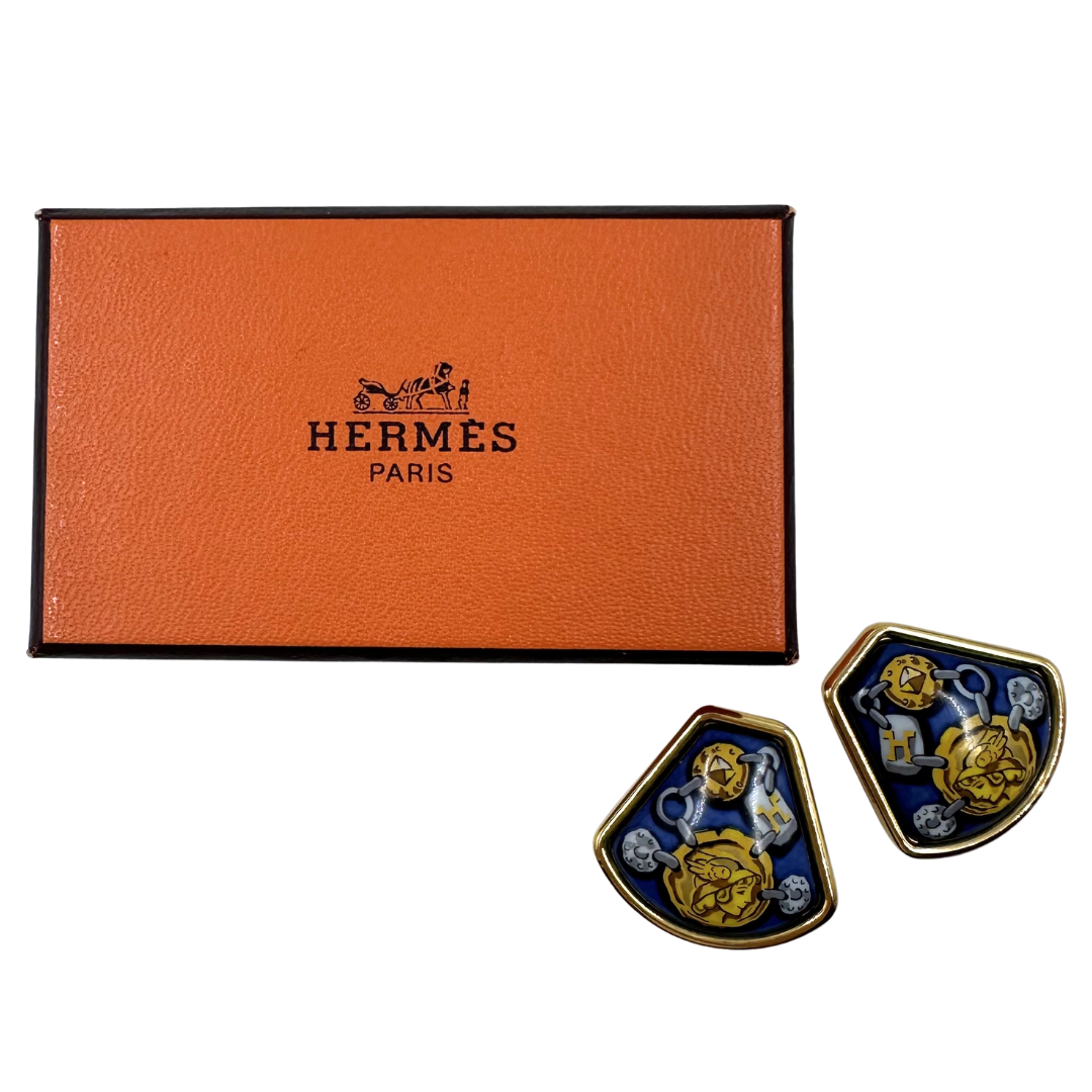 Hermes Boucles D'Oreilles Earrings