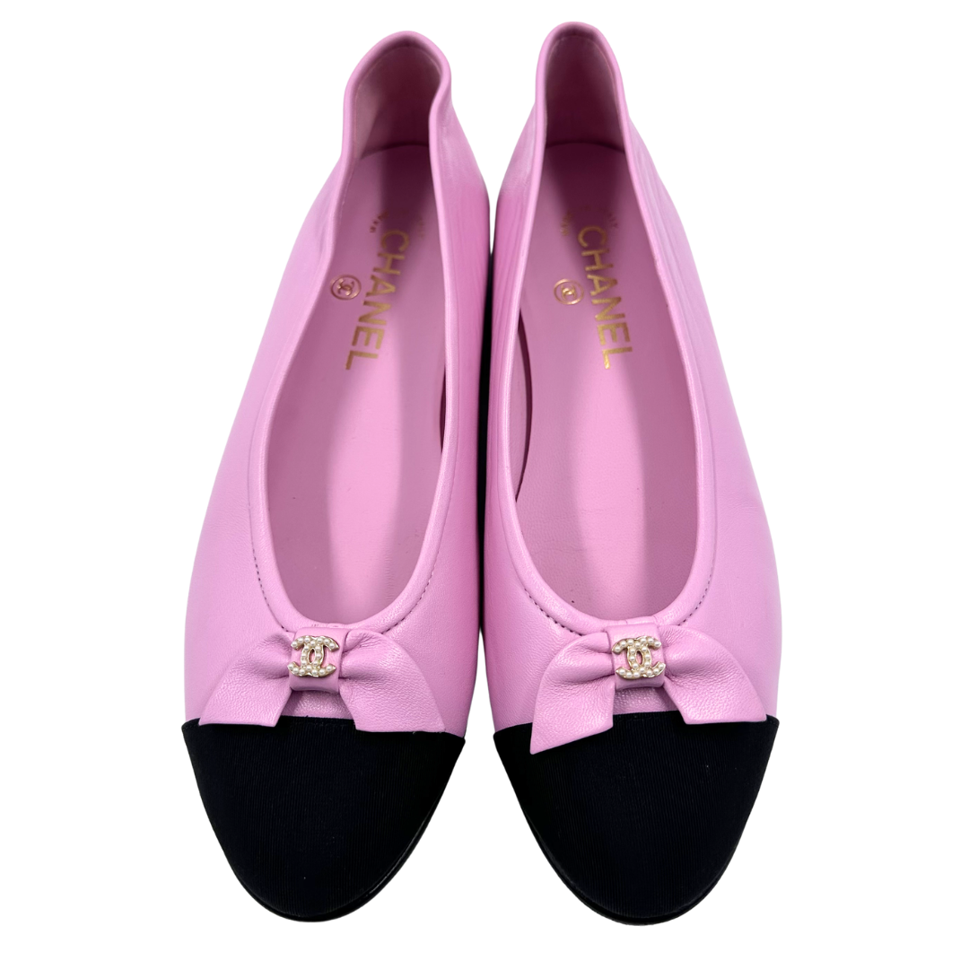 Chanel 37.5 Pink Flats