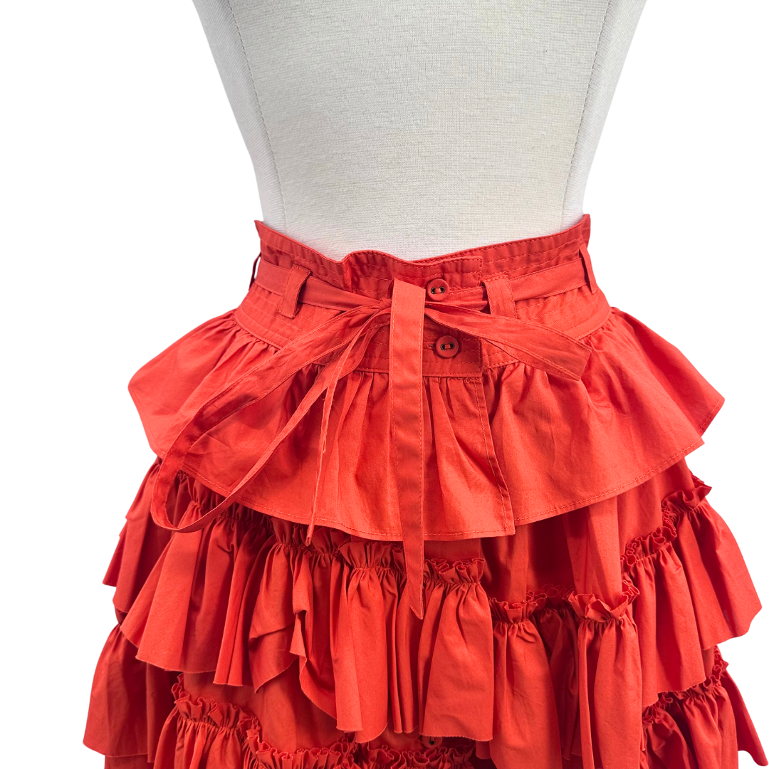 Ulla Johnson Size 0 Orange Skirt