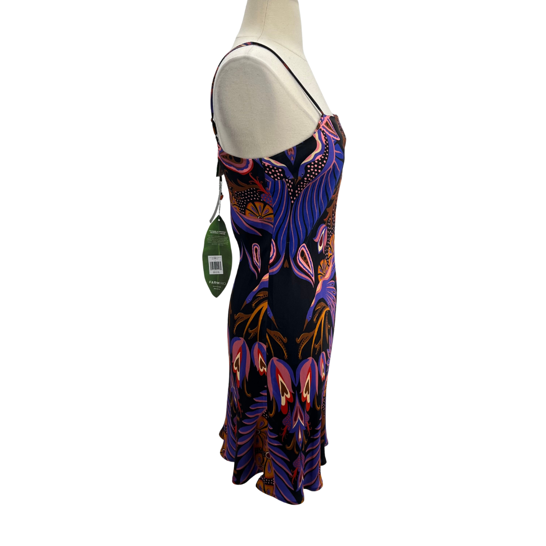 Farm Rio black/multi Dress