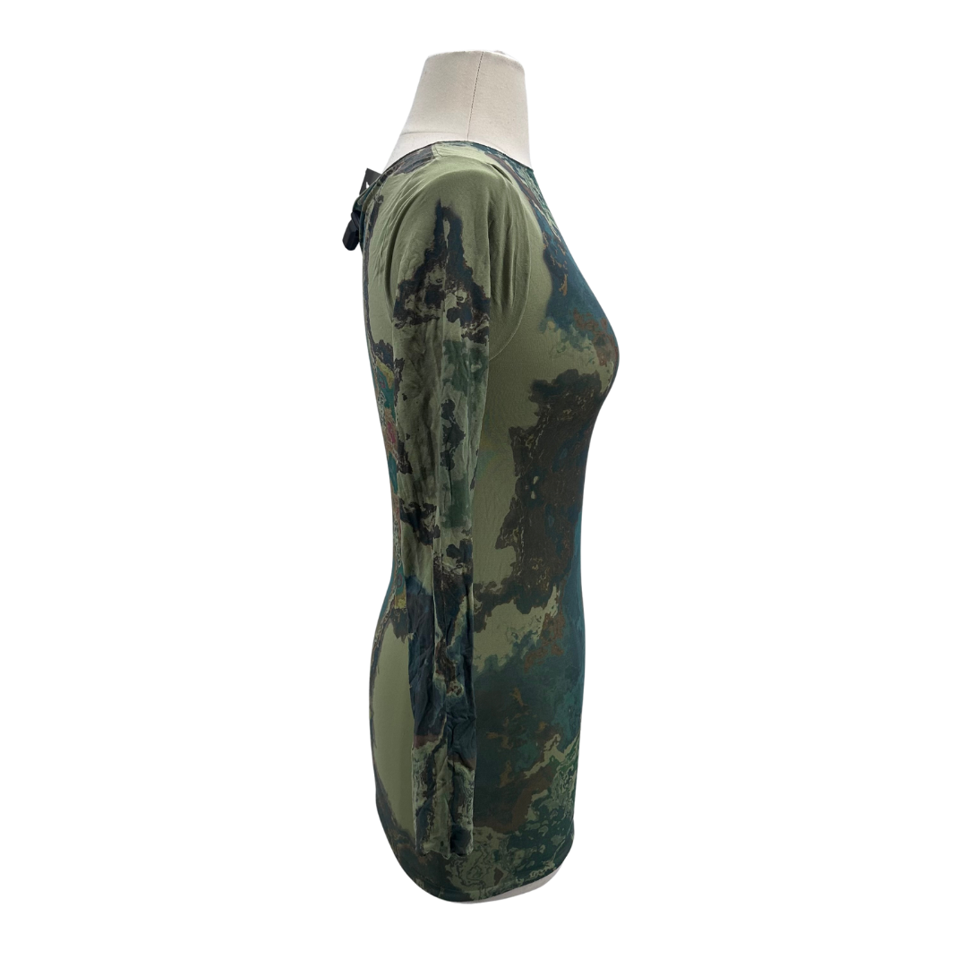 AMB green/multi Top
