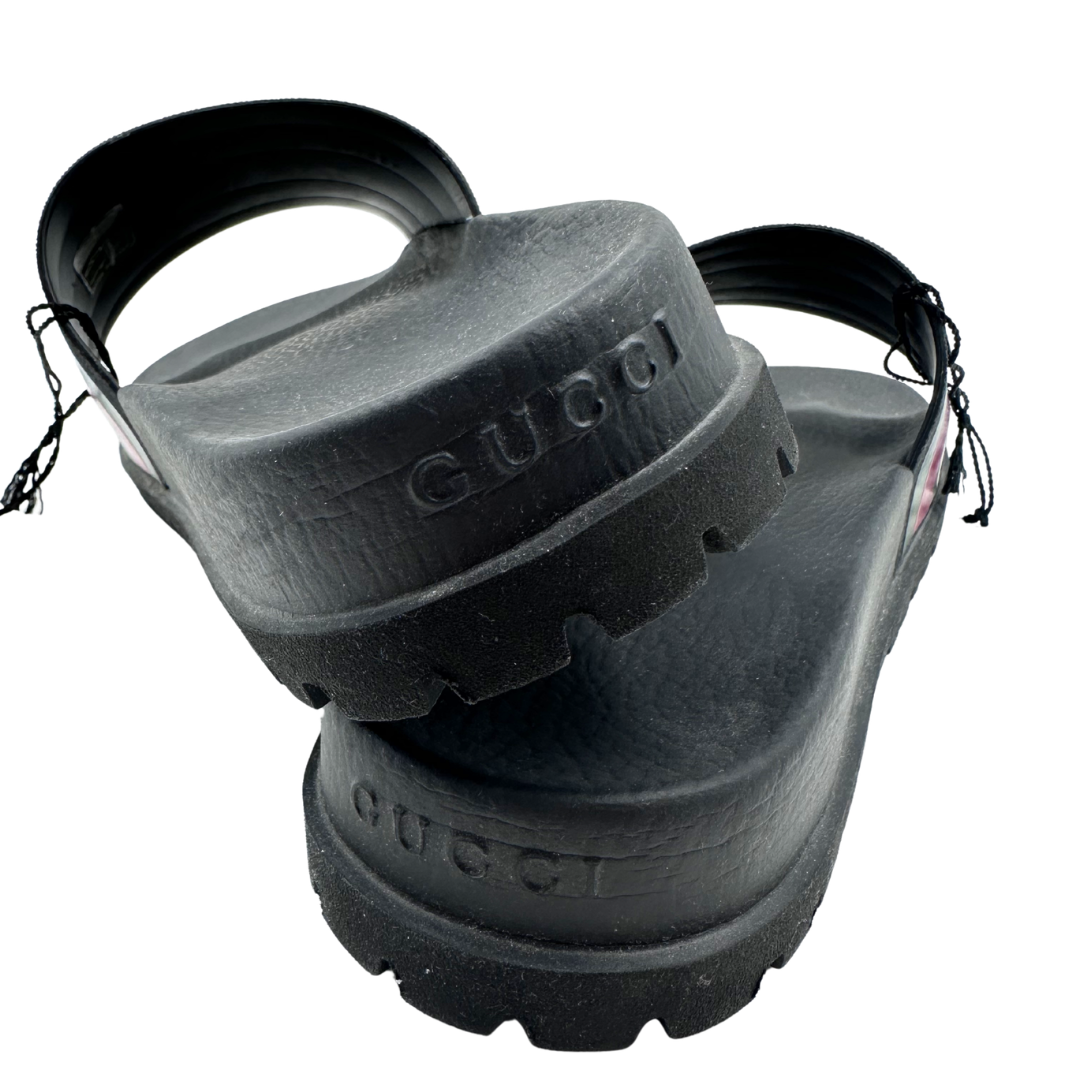 Gucci 9 Black Slides