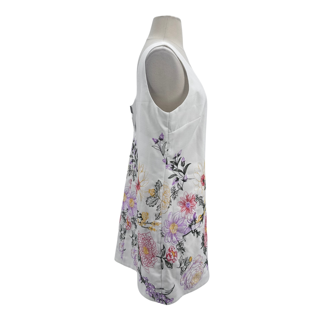 Tahari Size White Dress