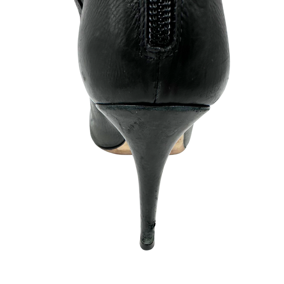 Jimmy Choo 8 38 Black Leather Boots