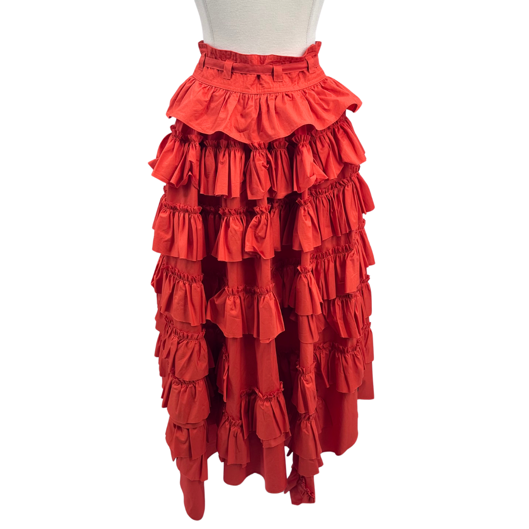 Ulla Johnson Size 0 Orange Skirt