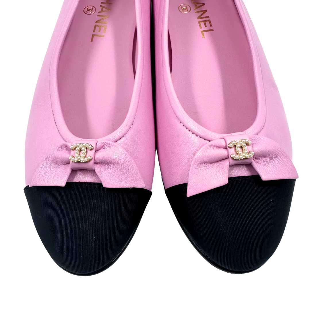Chanel 37.5 Pink Flats