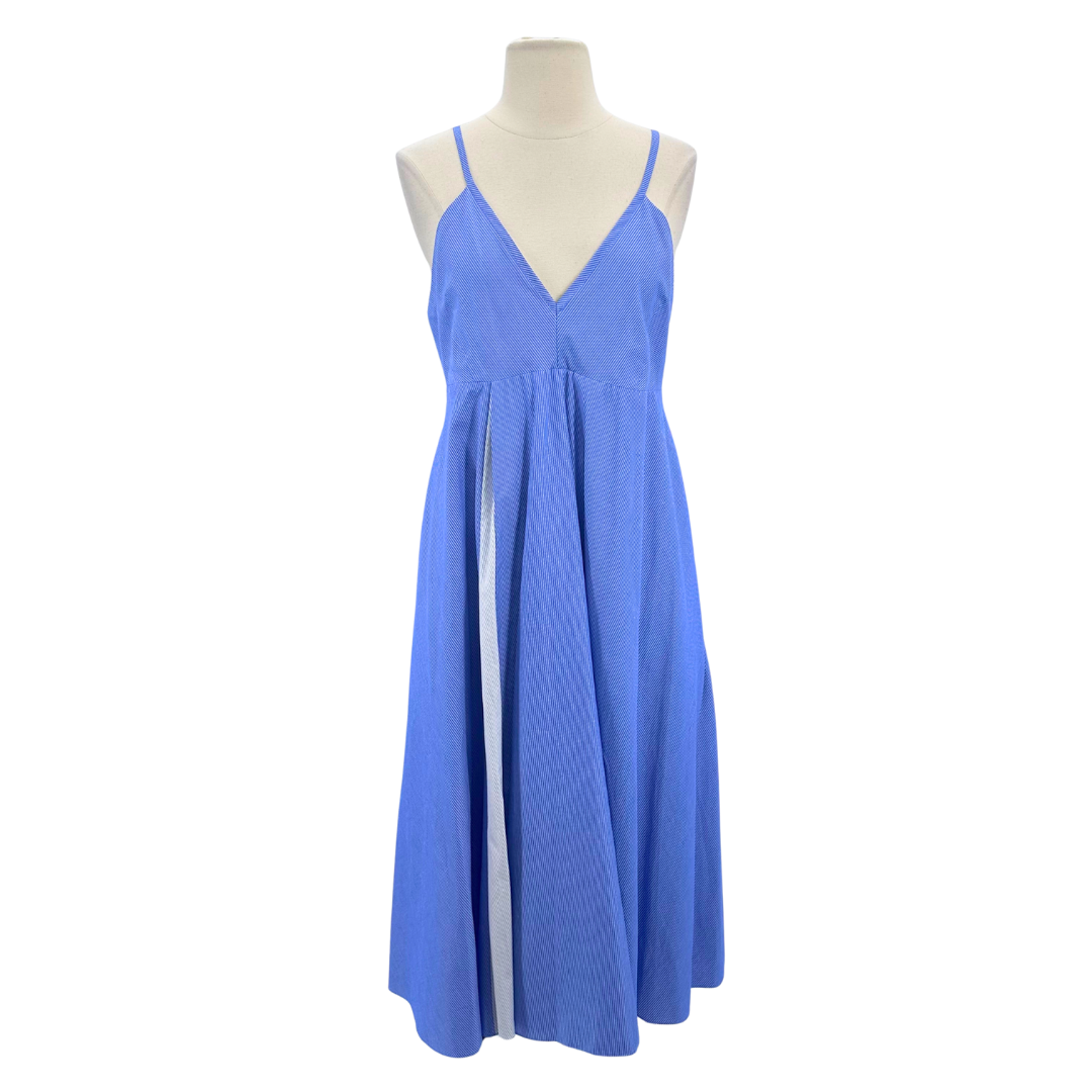 Zara Blue Stripe Maxi Dress