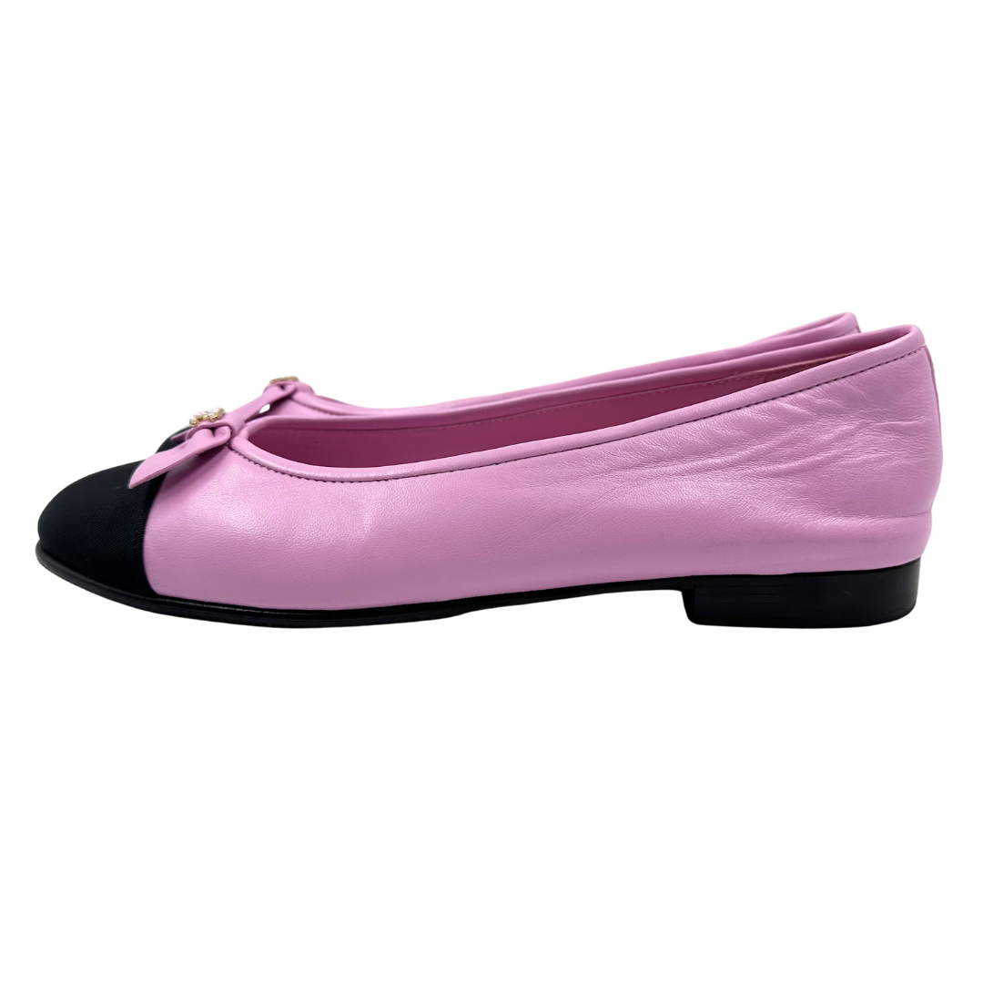 Chanel 37.5 Pink Flats