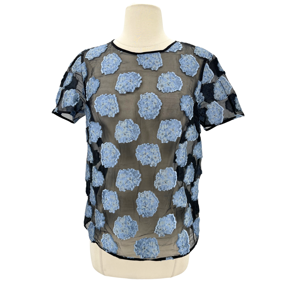 Cavalli Class Black/Blue Blouse
