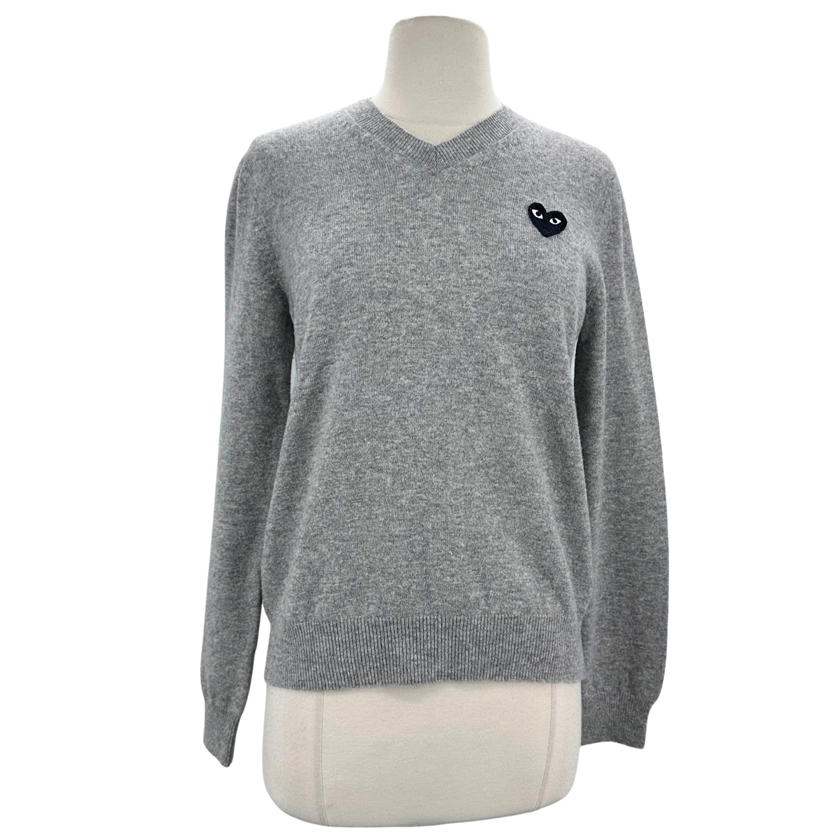 Play Comme des Garcons Gray Sweater