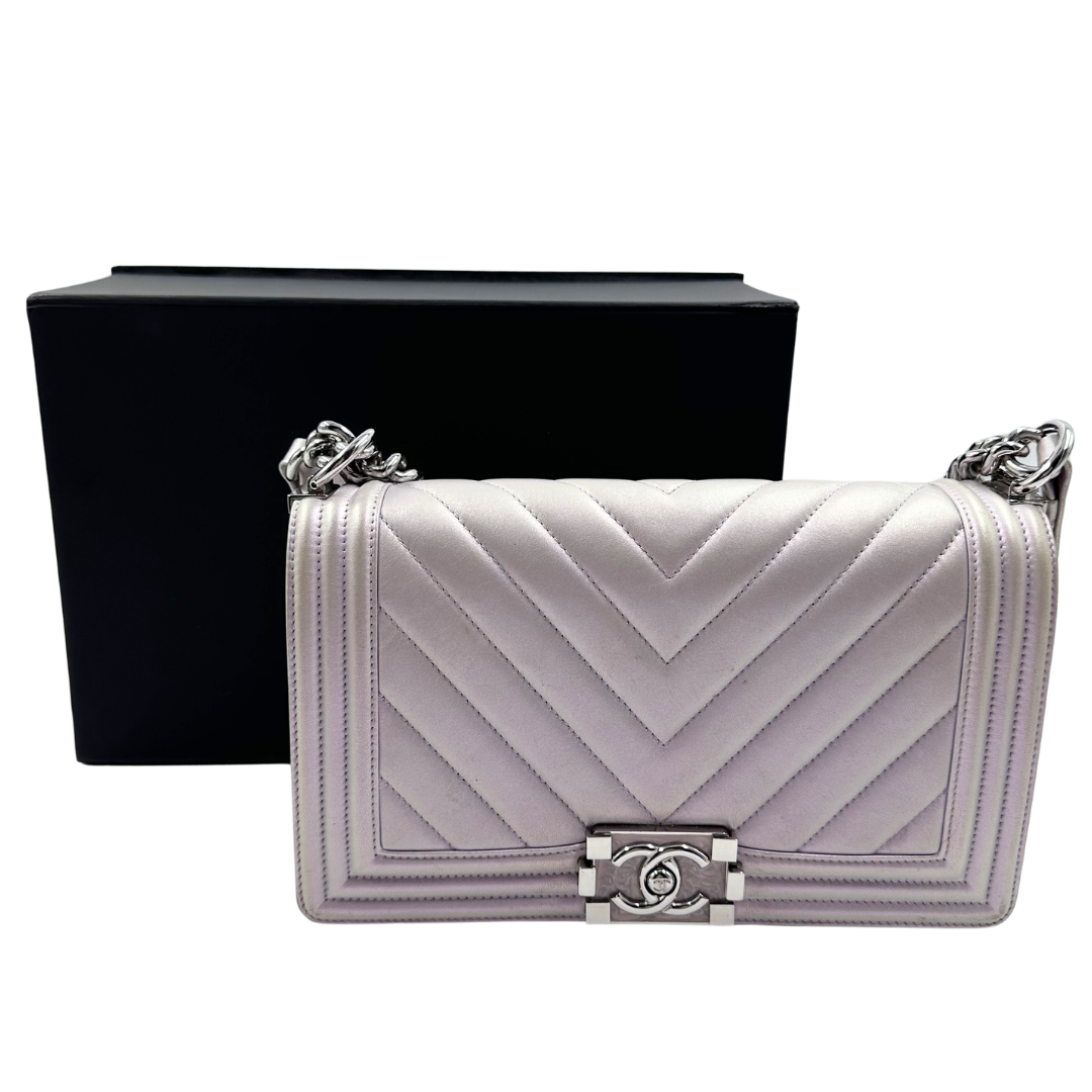 Chanel Chevron Boy Bag