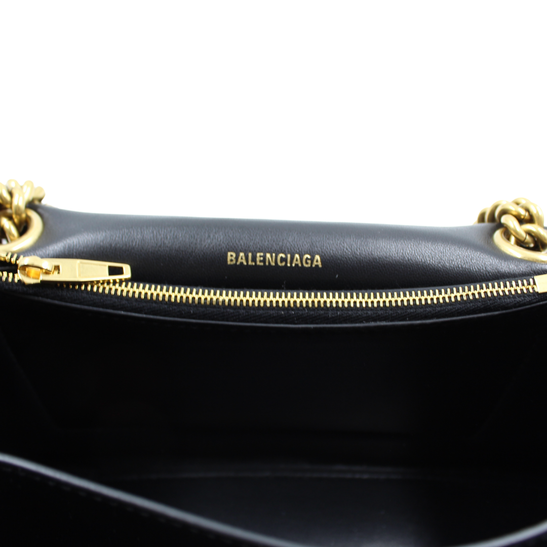 Balenciaga Crush Small Quilted Chain Bag