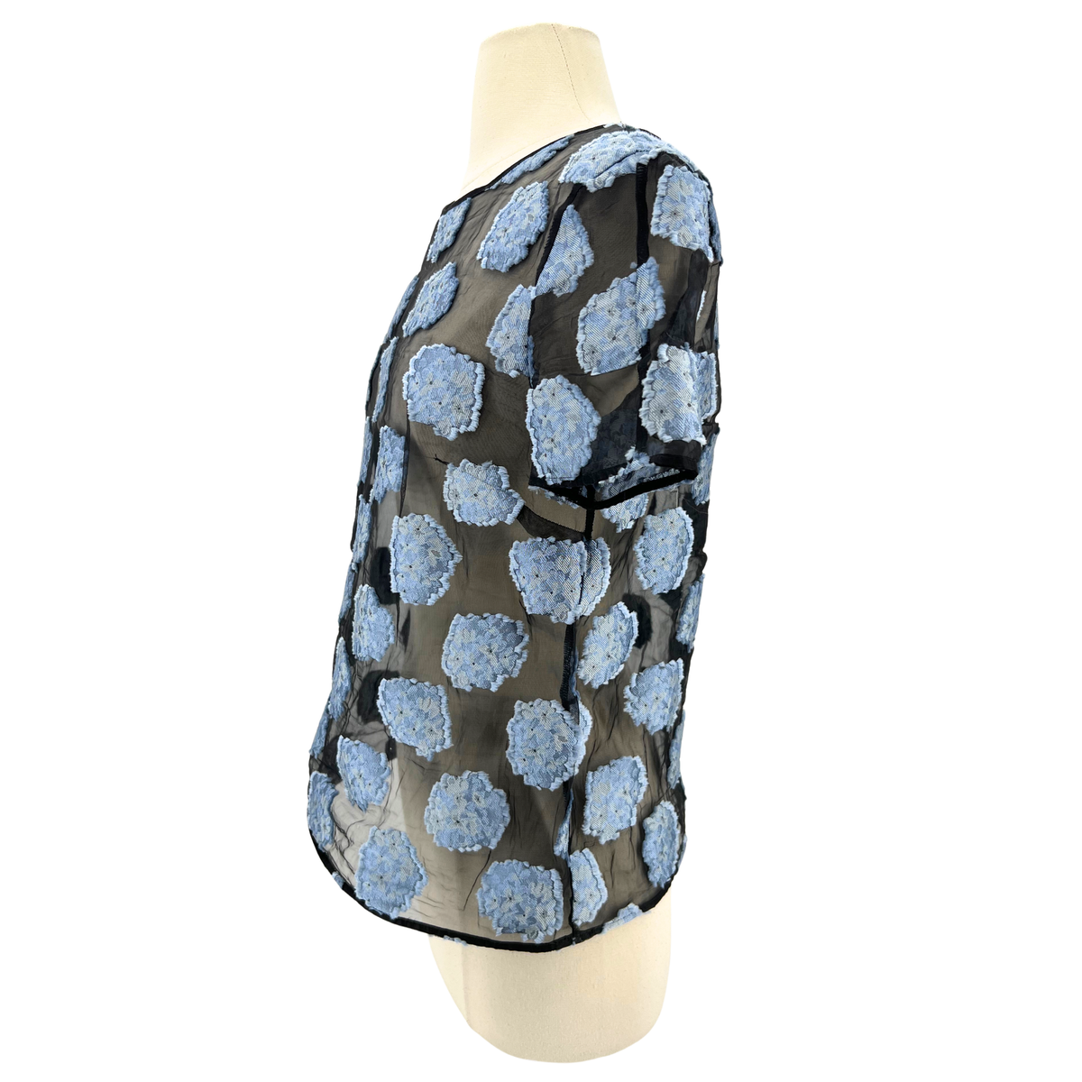 Cavalli Class Black/Blue Blouse
