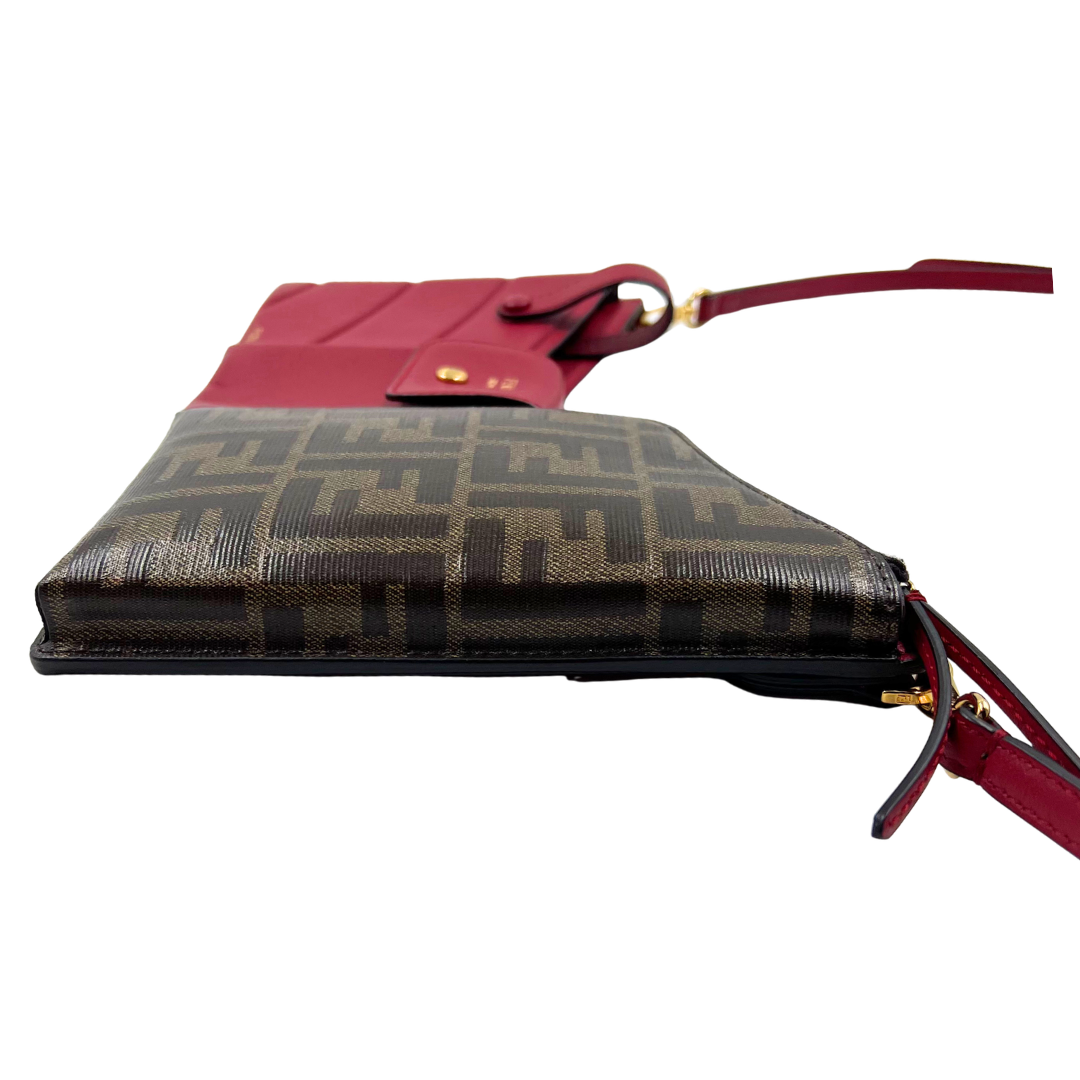 Fendi Zucca FF 3 Pocket Crossbody