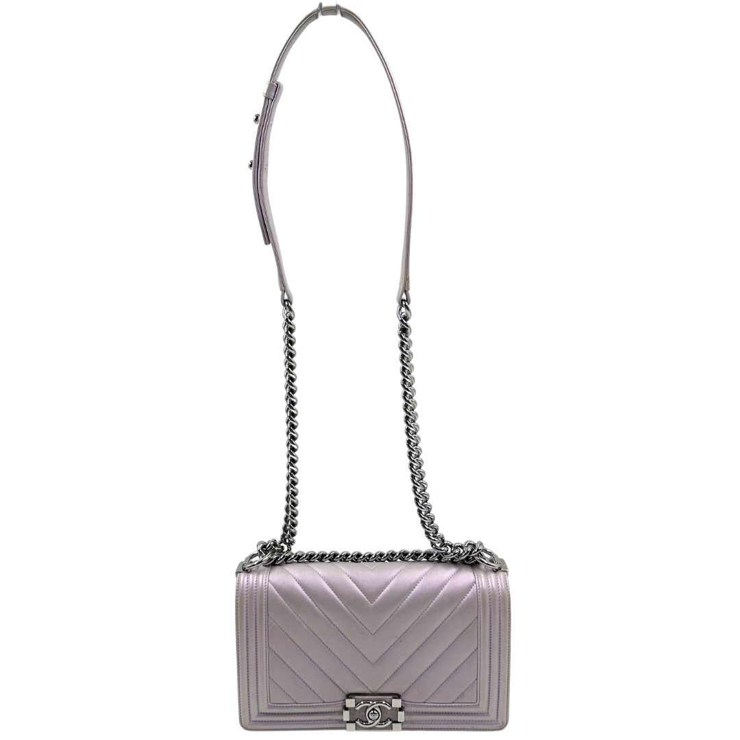 Chanel Chevron Boy Bag