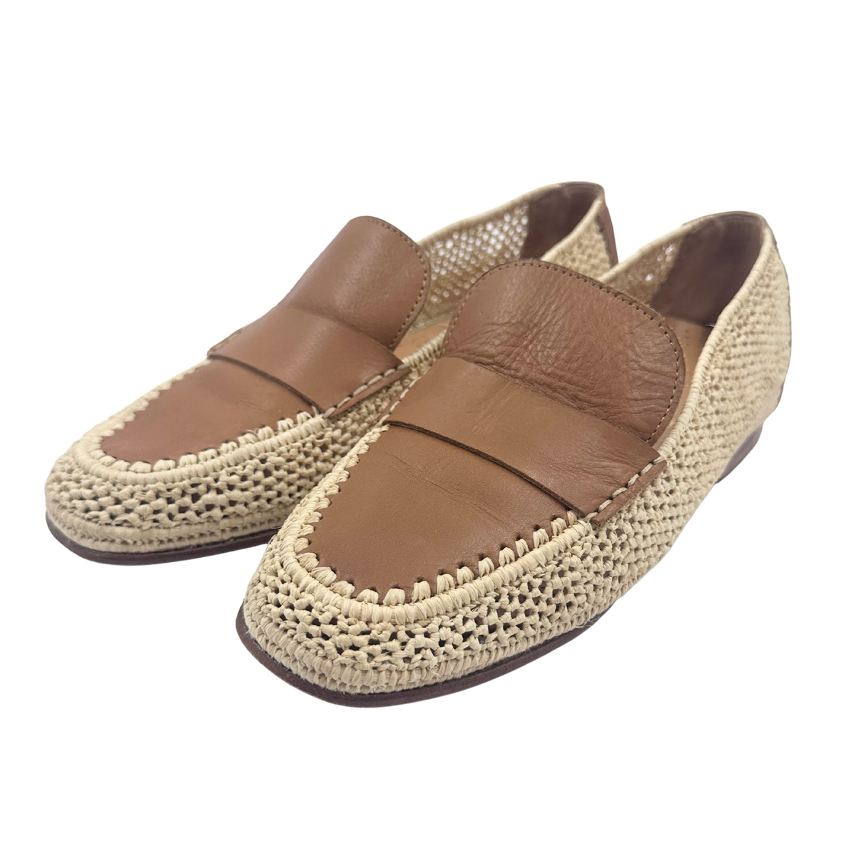 Carrie Forbes 36 Tan Loafers
