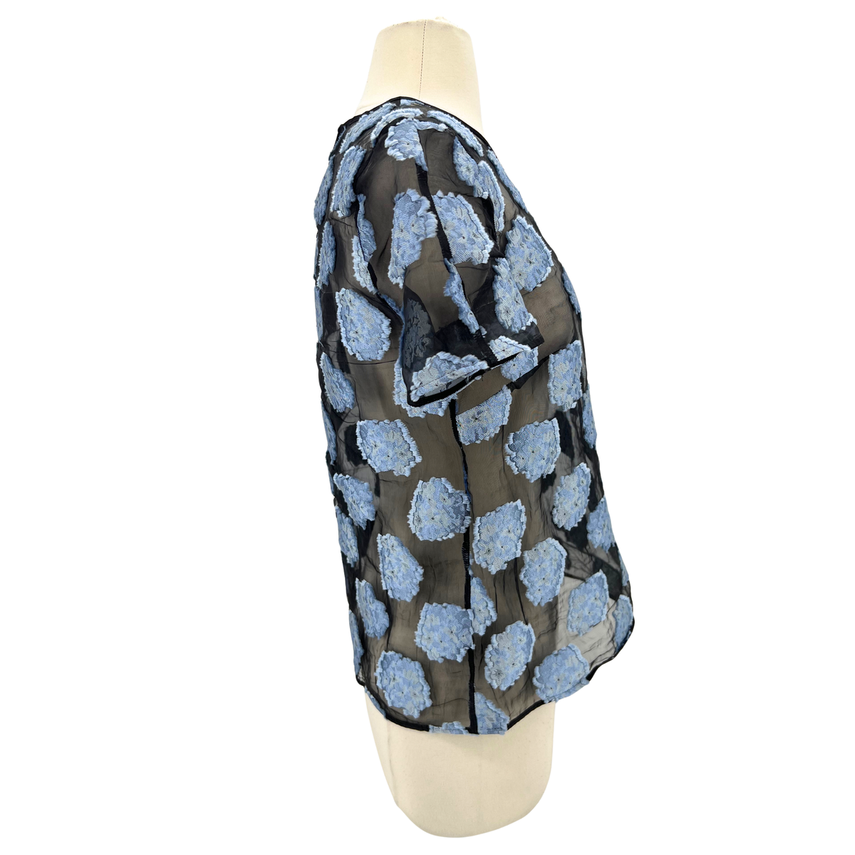 Cavalli Class Black/Blue Blouse