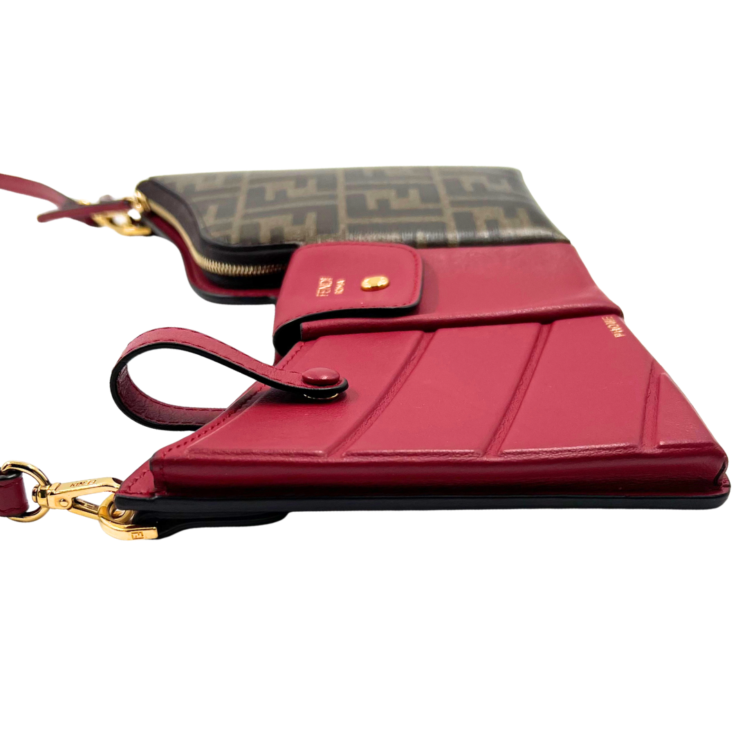 Fendi Zucca FF 3 Pocket Crossbody