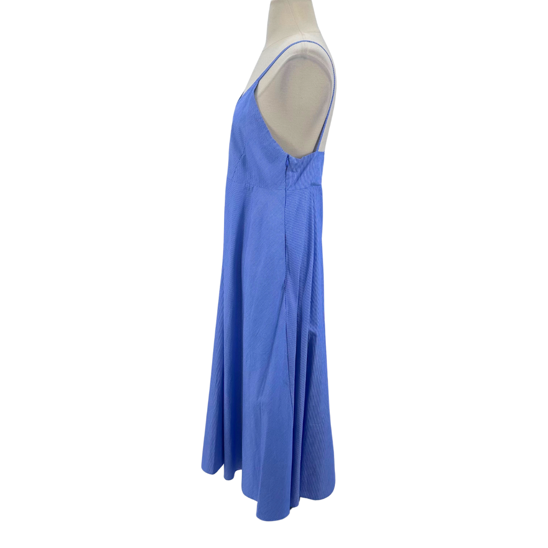 Zara Blue Stripe Maxi Dress