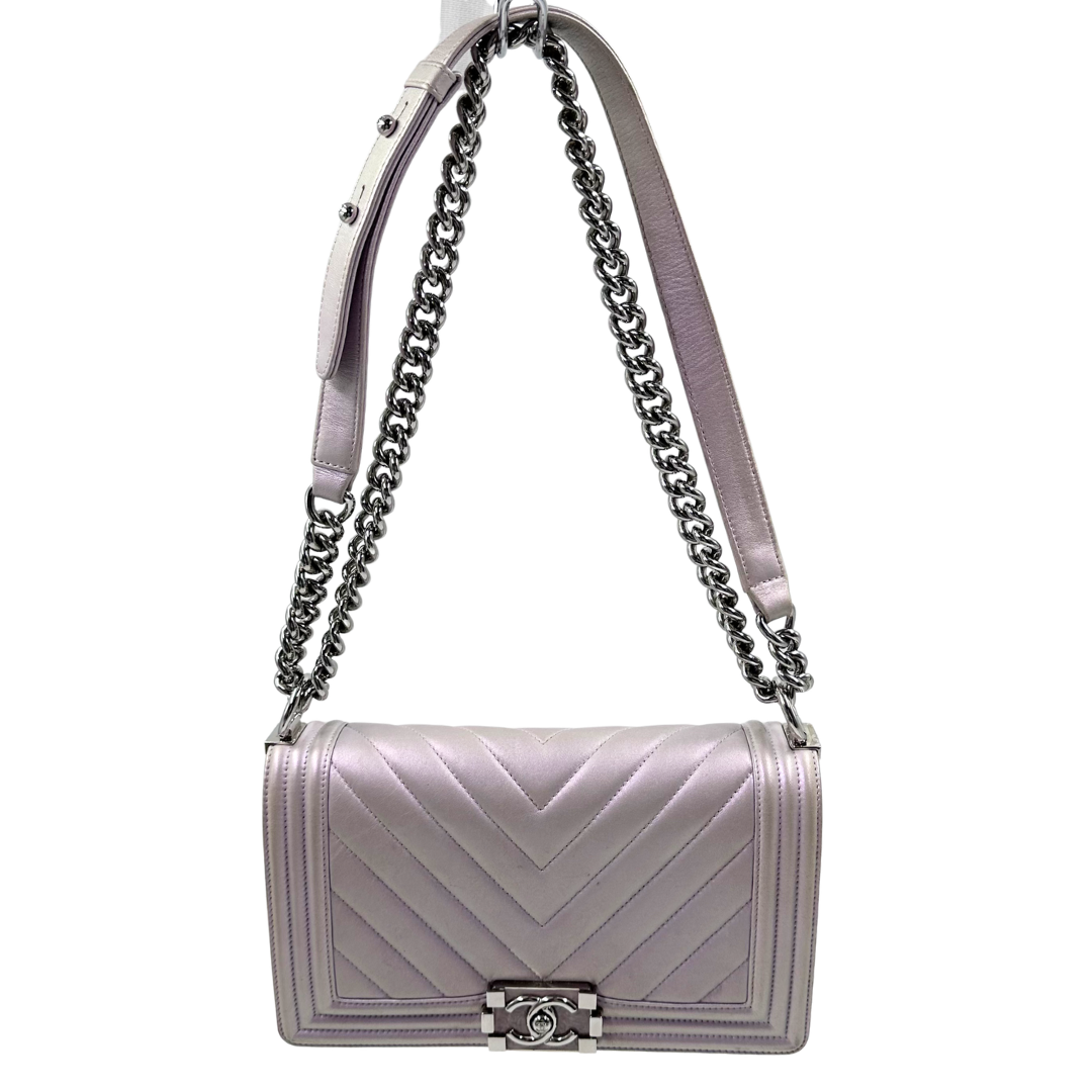 Chanel Chevron Boy Bag