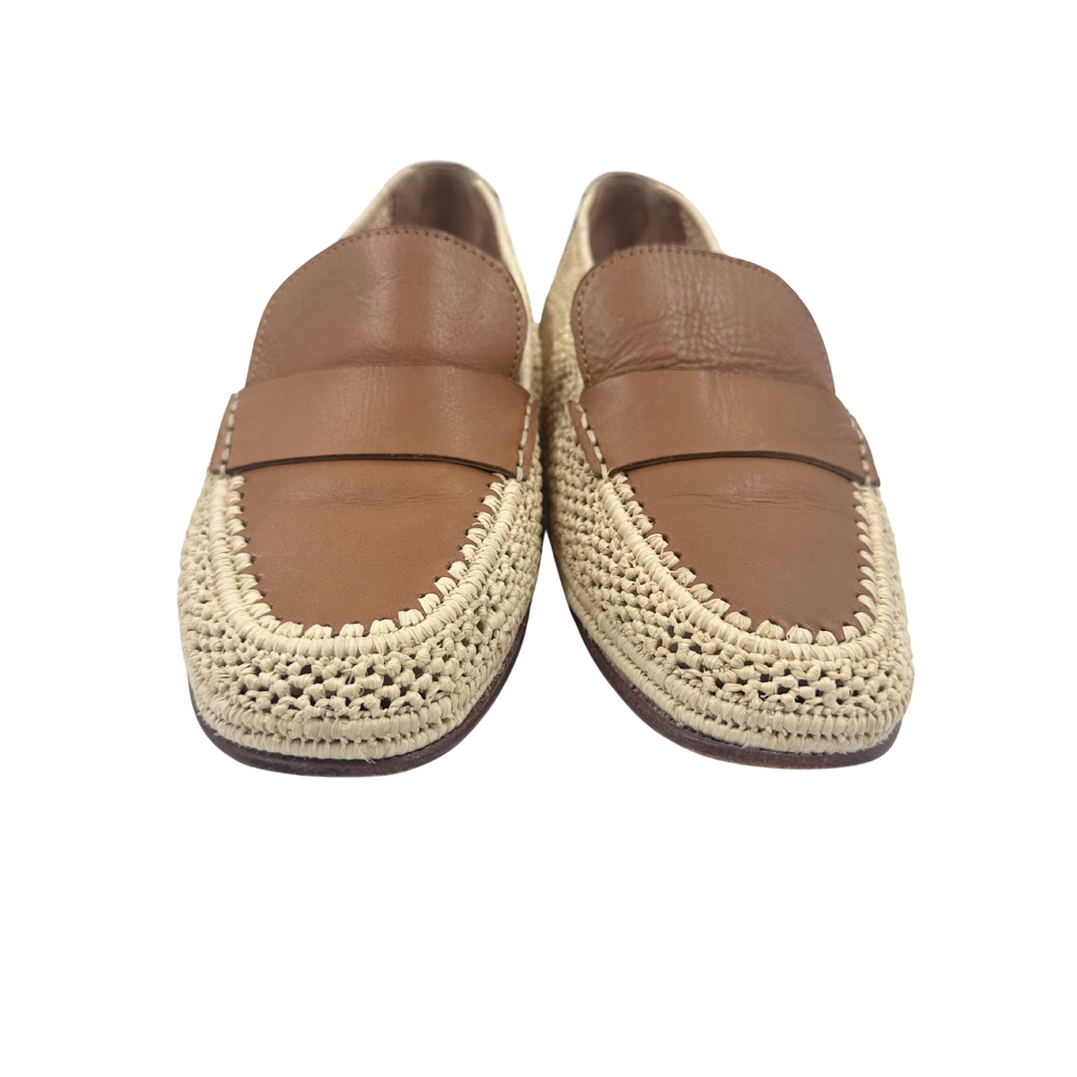 Carrie Forbes 36 Tan Loafers